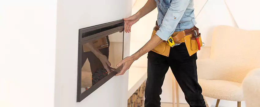 Metal Fireplace Installation in Gainesville, Texas