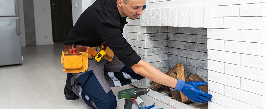 Fireplace Damaged Damper Frame Repair Services in Gainesville, Texas